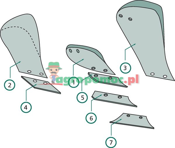Skimmer mouldboard | 3470564 | zdjęcie nr 2